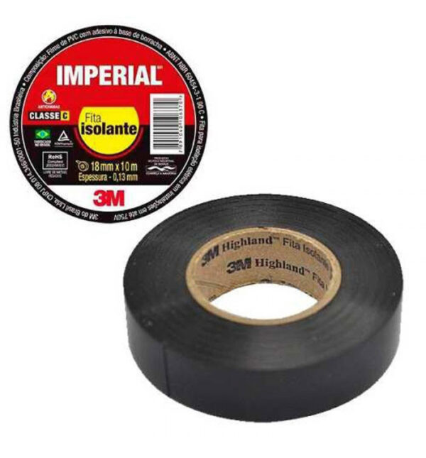 FITA ISOLANTE IMPERIAL 3M 19X10MTS