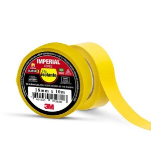 FITA ISOLANTE IMPERIAL AMARELO 3M 19X10MTS