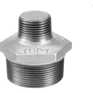 NIPLE DUPLO REDUCAO GALVANIZADO ROSCA