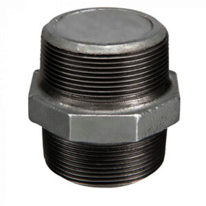 NIPLE DUPLO TUBO Aço carbono BSP SCH40