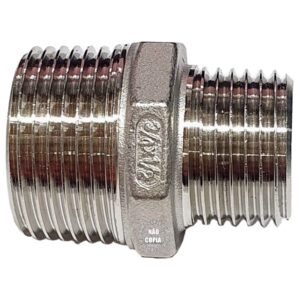 NIPLE REDUCAO INOX
