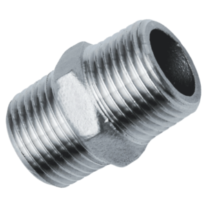 niple duplo inox rosca